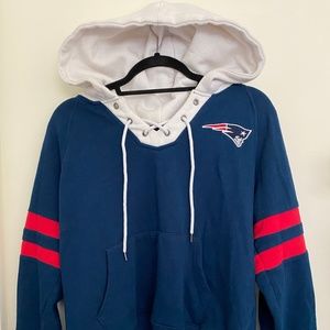 OFFICIAL NFL PATRIOTS HOCKEY STYLE HODDIE